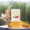 Cross-border acrylic 0-9 digital combination cake insert factory direct sales, baking insert, cake decoration and display items wholesale details Picture